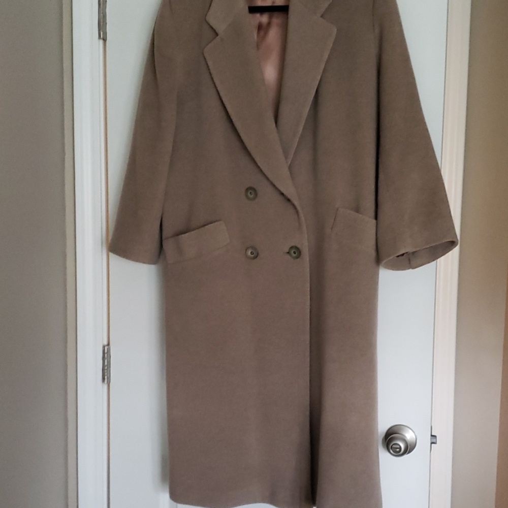 Womens XL Fleurette Cashmere Coat
